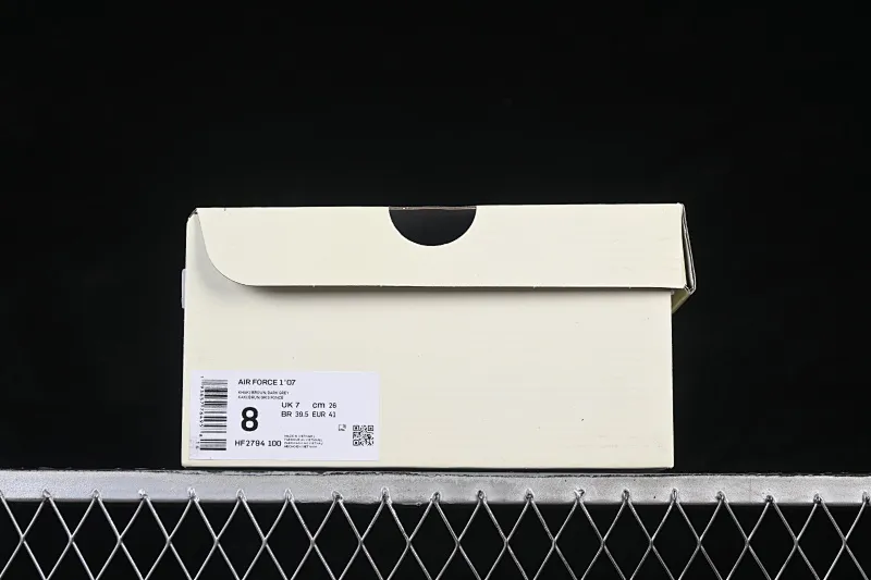 All categories Nk Air Force 1 Air Force series Nk Air Force 1 Low Air Force low-top Nike Air Force 1'07 Low White, gray, brown and blue stitching Air Force 1 low-top casual sneakers HF2794-100
